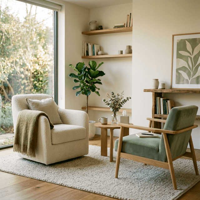 Relaxing waiting area